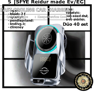 Cargador Inalámbrico Rápido de 15W para BMW con Refrigeración, Sensor Infrarrojo, Soporte para Rejilla de Ventilación, Aleación de Aluminio Transparente - Product Image 2