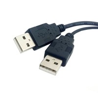 Cable Adaptador Divisor en Y USB 2.0 Macho a USB Macho y Hembra con Conductor de Cobre Puro, Blindaje de Lámina y Cubierta de PVC para Uso en Computadoras