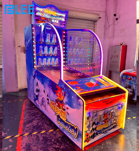 Payaso Frenzy Foam Ball Hit Throw Down the Clown Alley Games Redemption Ball Throw Arcade Shark Park Ticket Máquina de juego de lotería - Product Image 2
