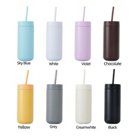 Vaso Térmico Portátil de Acero Inoxidable 304 con Doble Aislamiento al Vacío, para Café, para Uso en Exteriores y Oficina, con Pajita y Tapa