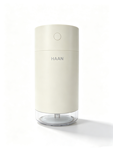 Humidificador portátil inalámbrico con esterilización UVC, 2000mAh, 380mL, luz nocturna, apagado automático, humidificador para escritorio, dormitorio, viajes - Product Image 1