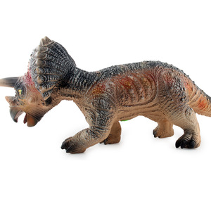 Jouet dinosaure en caoutchouc souple grand format Xinhen avec effets sonores, modèle animal Triceratops dragon mutant, ensemble souple - Product Image 5