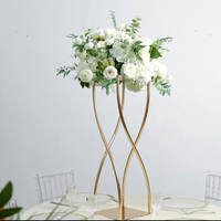 Ornements de table de mariage, piédestal en métal pour présentation, support pour fleurs, pour banquets de mariage et événements festifs