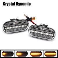Feux de position latéraux à LED pour Renault Clio 1, Clio 2, Espace, Kangoo, Laguna I, Megane, Twingo I, 19 II, MASTER, clignotants dynamiques