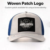 Produttore OEM ODM di Cappelli Trucker a 5 Pannelli Personalizzati per Uomo, in Camoscio con Visiera Curva e Logo Ricamato