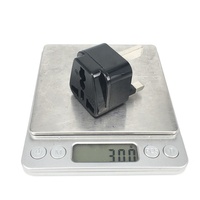 Adaptateur de prise universel mis à la terre Kit de prise de voyage pour les États-Unis vers le Royaume-Uni, l'Irlande, Hong Kong (type G) Convertisseur de prise britannique 3Pin