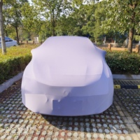 Housse de voiture intérieure en polyester extensible personnalisée JK Premium, super douce, anti-poussière, respirante, OEM