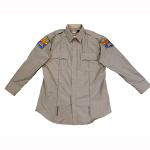 Chemise uniforme à manches longues <span class=keywords><strong>de</strong></span> classe A approuvée par <span class=keywords><strong>la</strong></span> DPS, tissu <span class=keywords><strong>de</strong></span> qualité supérieure, poignets ajustables, chemise professionnelle pour les forces <span class=keywords><strong>de</strong></span> l'ordre - Product Image 4