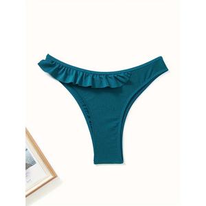 Conjunto de Bikini Sexy de 2 Piezas Personalizable para Mujer, Traje de Baño Acolchado Triangular, Servicio OEM, 100% Poliéster, Secado Rápido, Transpirable - Product Image 3