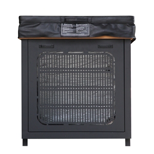 Enfriador de inmersión en frío con filtro y ozono, con cubierta negra, para sauna exterior y baño de hielo. - Product Image 2