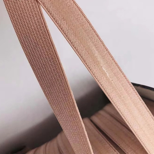 속옷 브래지어 스트랩을위한 맞춤형 폭 탄성 폴리 에스테르 미끄럼 방지 실리콘 테이프 - Product Image 1