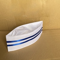 Gorras de Pescador a Rayas Unisex HKZB y Gorras de Tela Transpirable Premium con Ribete Rojo para Uso en las Cuatro Estaciones