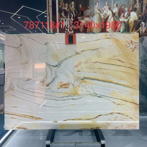 Dalle de quartzite Aquarella, quartzite naturel brésilien, panneau mural en pierre, revêtement mural extérieur, décoration intérieure - Product Image 5