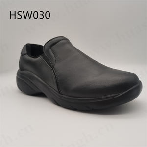 Chaussures <span class=keywords><strong>de</strong></span> <span class=keywords><strong>sécurité</strong></span> en cuir pleine fleur blanc LXG, qualité atelier <span class=keywords><strong>de</strong></span> purification, pour infirmières, à enfiler, populaires aux États-Unis HSW030 - Product Image 4