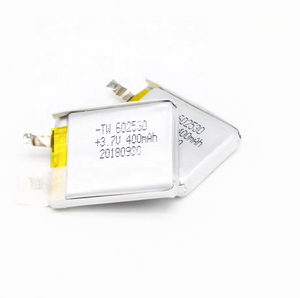 602530 400mAh 3,7 V line MSDS solar system CALB Tesla copper foil lithium polymer Ion cell battery pack - Product Image 1