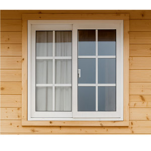 Phong cách Mỹ cách âm Windproof bão tác động thủy tinh uPVC Windows đơn đôi tráng men Vinyl trượt cửa sổ PVC - Product Image 3