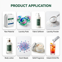 Concentré d'huile liquide de qualité supérieure à la menthe, microcapsules parfumées pour détergent et adoucissant