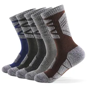 Hot Sale Fashion Performance merino wool socks custom logo merino wool hiking socks