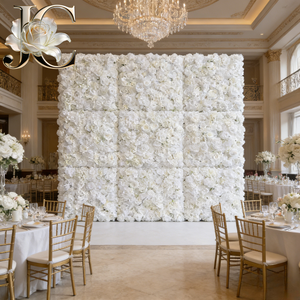 Mur <span class=keywords><strong>de</strong></span> fleurs <span class=keywords><strong>de</strong></span> qualité supérieure, décoration <span class=keywords><strong>de</strong></span> table <span class=keywords><strong>de</strong></span> mariage haut <span class=keywords><strong>de</strong></span> gamme, toile <span class=keywords><strong>de</strong></span> fond florale écologique, décoration <span class=keywords><strong>de</strong></span> mariage intérieure sans danger - Product Image 1