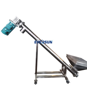 Paslanmaz çelik endüstriyel tuz asansör, granül tozu vidalı konveyör - Product Image 1