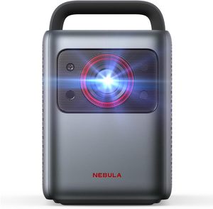 Proyector Láser Anker Nebula <span class=keywords><strong>Cosmos</strong></span> <span class=keywords><strong>4K</strong></span> con Enfoque Automático, Android TV, WiFi 5G, Triple Láser, HDR, Tiro Corto, Compre 2 y Lleve 1 Gratis, NUEVO - Product Image 1