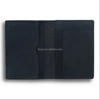 Soporte para pasaporte real de cuero PU con ranuras para tarjetas de visita y accesorios de viaje