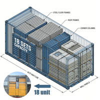 Économie d'énergie et résistance au feu éco-optimisées pour la construction d'autoroutes Maison modulaire préfabriquée Logement