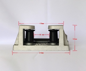 Passe-câble marin double à rouleaux de 212 mm pour amarrage, matériel marin pour yacht et bateau de pêche - Product Image 1
