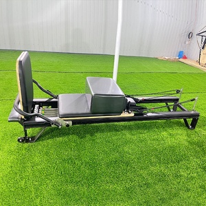 Venta al por mayor de aluminio negro Yoga Studio Pilates Bed Pilates Reformer equipo de aluminio de gama alta gimnasio máquina de fitness - Product Image 5
