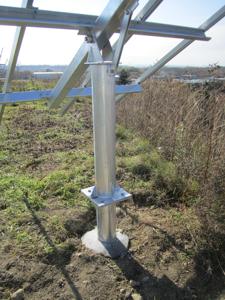 Năng Lượng Mặt Trời Pv Đất Gắn Panel Năng Lượng Mặt Trời Cực Gắn Hệ Thống - Product Image 5