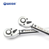 WEIDA Kunci Torsi Klik 1/4 Inci 5-25Nm Presisi Tinggi 3% Kunci Pas Mekanis yang Dapat Disesuaikan Alat Tangan WH18150