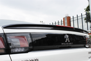 Becquet arrière noir brillant en plastique ABS, aileron postérieur réfléchissant fait de matériau plastique adapté à la <span class=keywords><strong>Peugeot</strong></span> <span class=keywords><strong>308</strong></span>, pour modèle 2016, 2019 — <span class=keywords><strong>308</strong></span> - Product Image 4