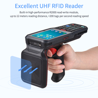 Clavier complet 4 pouces Android PDA NFC Reader CPU Data Terminal 1D/2D QR Code Barcode Scanner Handheld Android 10/12 Operating