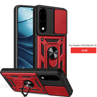 Étui de téléphone magnétique Lichicase pour OnePlus 15R Ace6, coque arrière avec béquille robuste et protection de la fenêtre coulissante