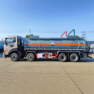 รถบรรทุกถังเคมีสแตนเลส DONGFENG 8x4 ขนาด 20 ลูกบาศก์เมตร สำหรับขนส่งโซดาและกรด  รถบรรทุกถังสำหรับขนส่งของเหลวอุตสาหกรรม - Product Image 4