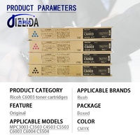 Cartouche de toner originale ENCOOL Ricoh pour MPC3003 C3503 C4503 C5503 C6003 C6004 C5504 Cartouches de toner couleur