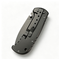 Couteau pliant en acier inoxydable 3CR13 haute dureté avec manche en plastique, un outil quotidien pour le camping et la randonnée en plein air