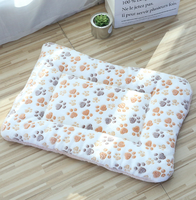 Canapé-lit carré pour animaux de compagnie, design luxueux, coussin respirant double face, double usage pour chien et chat, vente en gros, personnalisation prise en charge