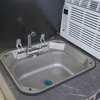 Camper amovible en aluminium TP01 |   Camper robuste pour pick-up avec extension latérale et système de levage électrique en option