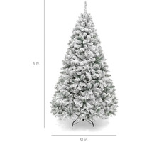 Großhandel Weißer Künstlicher Weihnachtsbaum mit Schneepulver |   Hersteller von dekorativen Weihnachtsbäumen in China