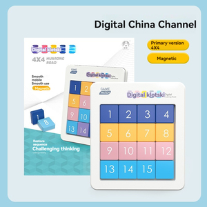 Sudoku magnetics khối kỹ thuật số siêu trượt Câu Đố cầm tay trò chơi du lịch gốc Câu Đố trượt khối trò chơi - Product Image 5