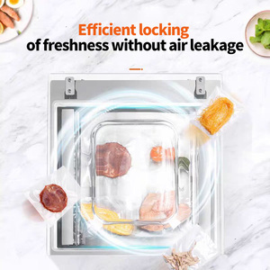 Dz-400 Trung Quốc Nhà Máy 1 Năm Bảo Hành Dọc Loại Niêm Phong Hạt Hải Sản Cá Thịt Bò Tốt Nhất Bán Điện Đóng Gói Chân Không Máy - Product Image 6