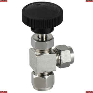 Vanne à aiguille à haute pression COVNA en acier inoxydable SS304/316, vanne à aiguille à 2 voies en acier inoxydable - Product Image 4