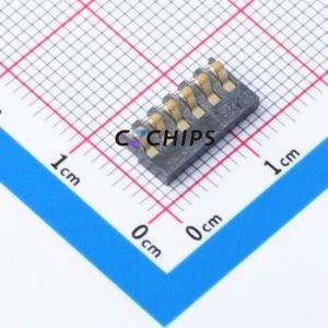 BC-12-6P170-3U Button & Strip Battery Connector SMD Connector Gold -40℃~+85 - Product Image 1