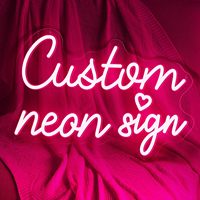 Maßgefertigte LED-Neon-Logos aus Acryl für Innenwerbung bei Hochzeiten, Partys und für Unternehmenseinsatz