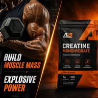Créatine monohydrate 200g Poudre pure Stimulant de force et d'endurance pour adultes Marque privée Complément alimentaire pour la musculation sportive