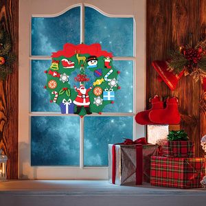 <span class=keywords><strong>Kit</strong></span> <span class=keywords><strong>de</strong></span> guirlande <span class=keywords><strong>de</strong></span> Noël à faire soi-même, 20 pièces, avec ornements, décorations artisanales, cadeau pour garçons et filles, feutre <span class=keywords><strong>de</strong></span> 3MM, 60cm - Product Image 6