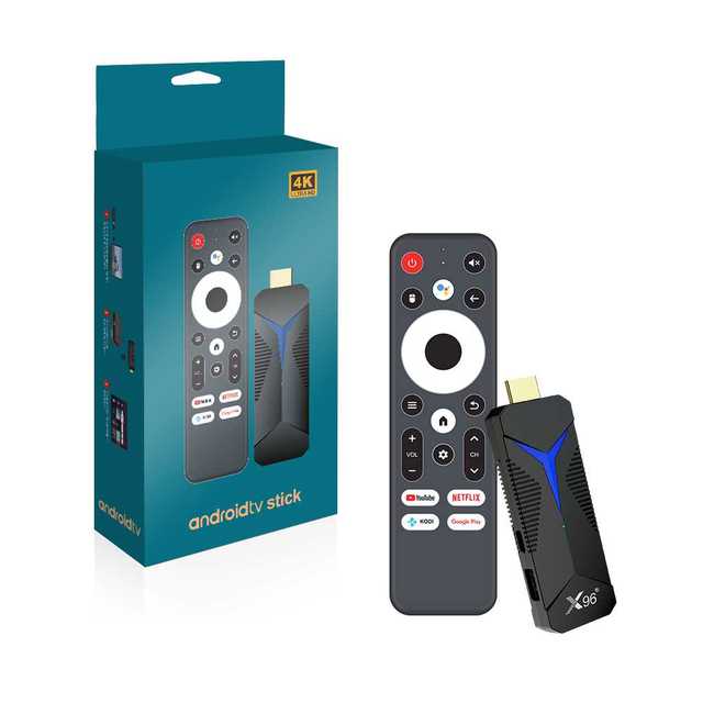 X96S600 Tv Stick 2gb Ram 16gb Rom 4k Allwinner H313 Android 10 Internet Smart TV Dongle With BT Voice Remote Control 5G WIFI 6