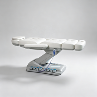 Table de soin chauffante avec commande au pied, ensemble de mobilier de salon de beauté, table de massage électrique