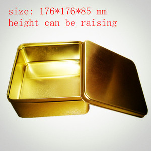 Cookie tinplate lưu trữ <span class=keywords><strong>tin</strong></span> có thể vuông kim loại <span class=keywords><strong>tin</strong></span> có thể lưu trữ container chất lượng vượt trội Cookie bao bì hộp thiếc - Product Image 4